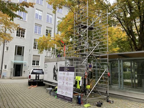 Arbeitssicherheitstag mit Mobilem Trainingsanhänger SeilTechnik Ulm