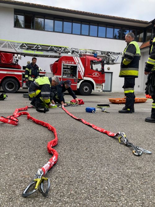 ERHT Einweisung für die älteste, freiwillige Feuerwehr Österreichs: Stadt Bregenz 1 - Seiltechnik Ulm GmbH