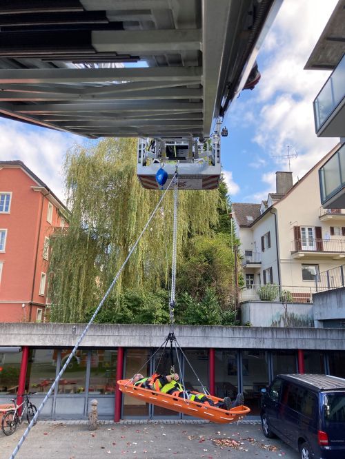 ERHT Einweisung für die älteste, freiwillige Feuerwehr Österreichs: Stadt Bregenz 2 - Seiltechnik Ulm GmbH