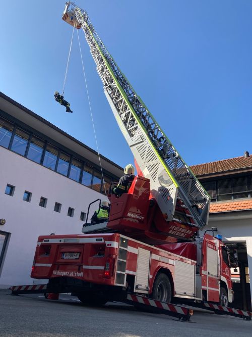 ERHT Einweisung für die älteste, freiwillige Feuerwehr Österreichs: Stadt Bregenz 3 - Seiltechnik Ulm GmbH