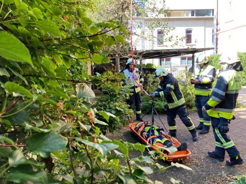ERHT Einweisung für die älteste, freiwillige Feuerwehr Österreichs: Stadt Bregenz 4 - Seiltechnik Ulm GmbH